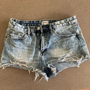 Womens denim shorts